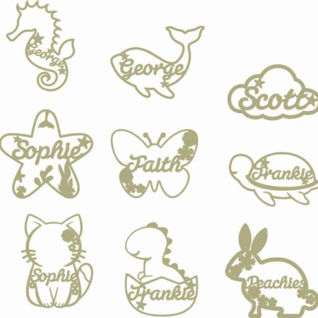 Personalised Name Shapes