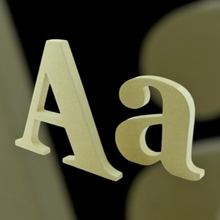 Freestanding 12mm Letter
