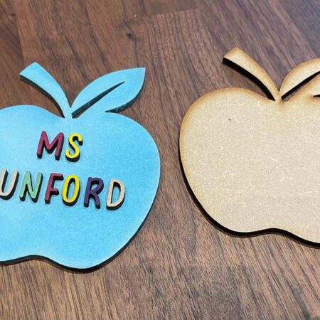 12CM Teacher Apple