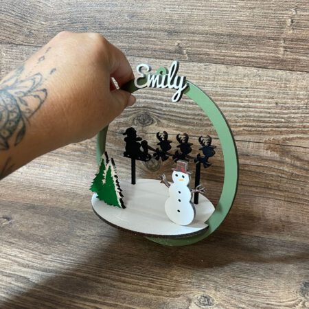 3D Large Bauble with Scene