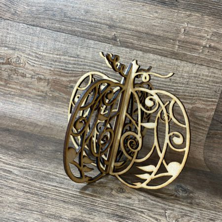 3D Swirl Pumpkin