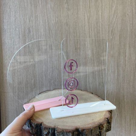 Acrylic Social Media Signs