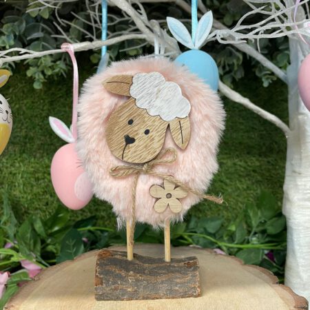 Cute Painted Shabby Easter Sheep