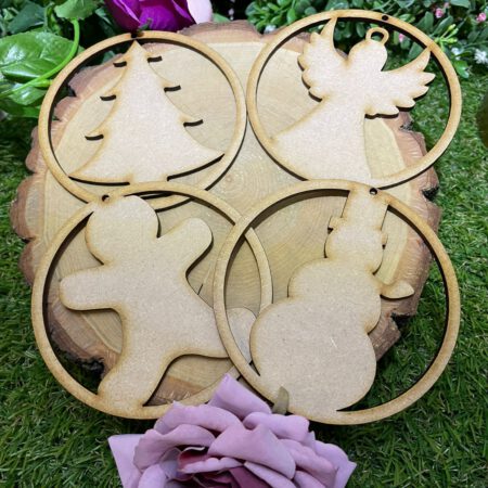 Christmas shape Outline Bauble