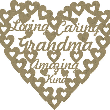 Personalised Heart with Words
