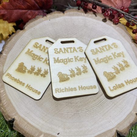 Personalised Santa Magic Key Tag