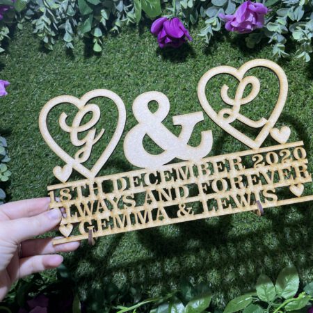 Personalised Initial Love Sign