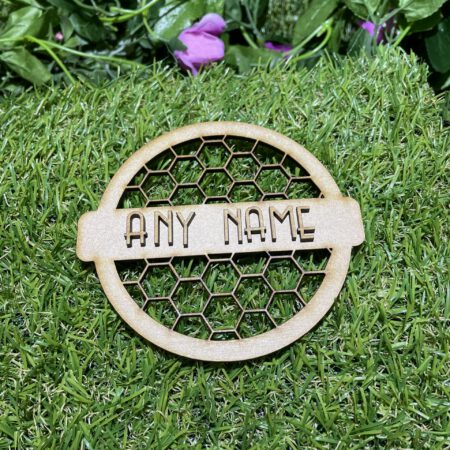 Honeycomb Circle with Name