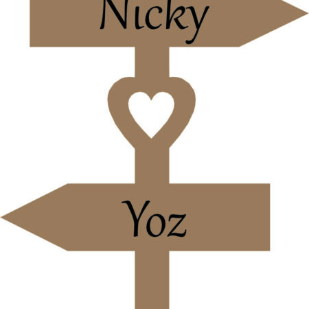 Personalised Love Stake