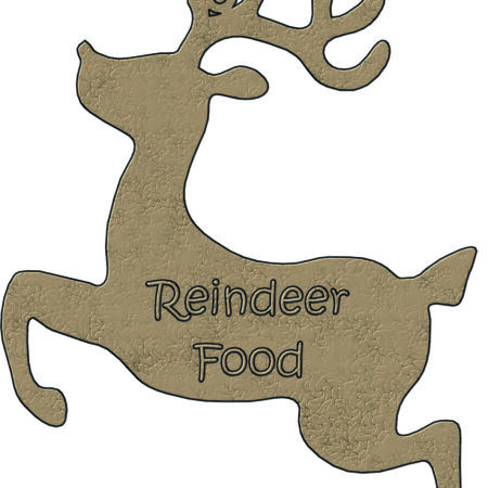 Reindeer Food Tag