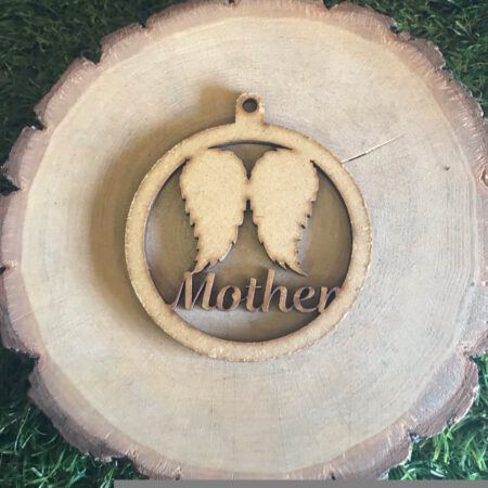 Personalised Angel Wings Bauble