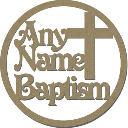 Personalised Baptism hoop