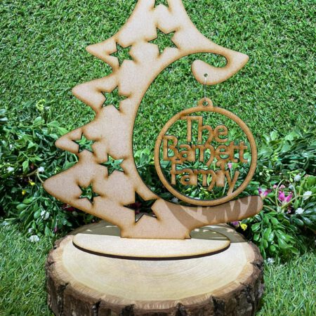 Christmas Tree with Personalised Bauble
