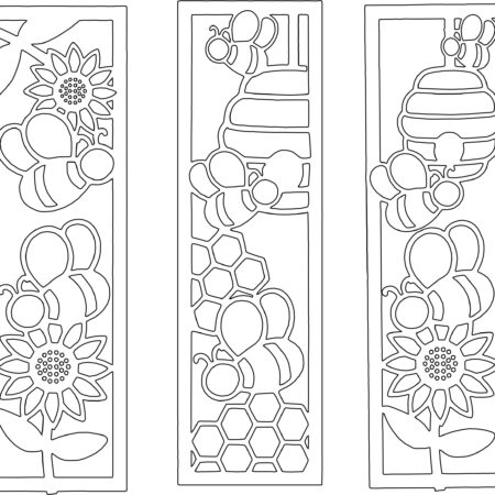 Bee Design Bookmark