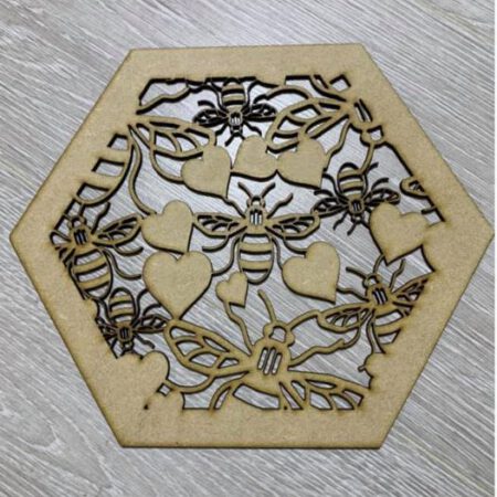 Beautiful Bee Hexagon