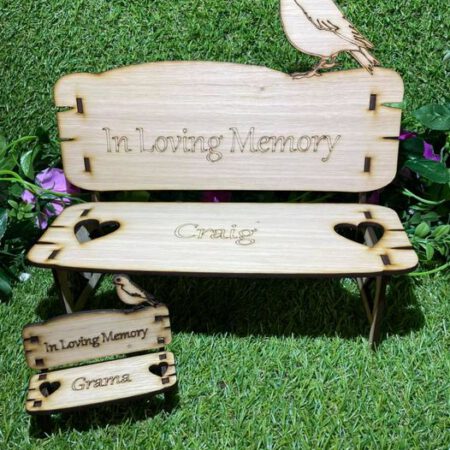 Large Oak Robin Bench