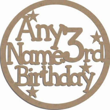 Personalised Birthday Hoop