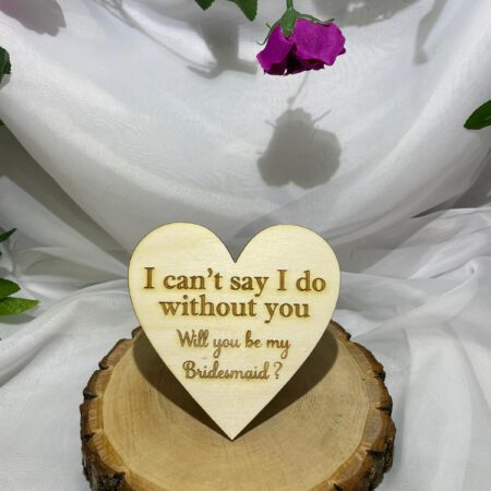 Bridesmaid Heart