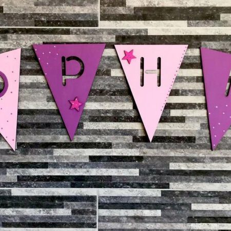 Personalised MDF Bunting