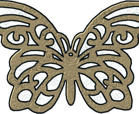 Beautiful Butterfly MDF