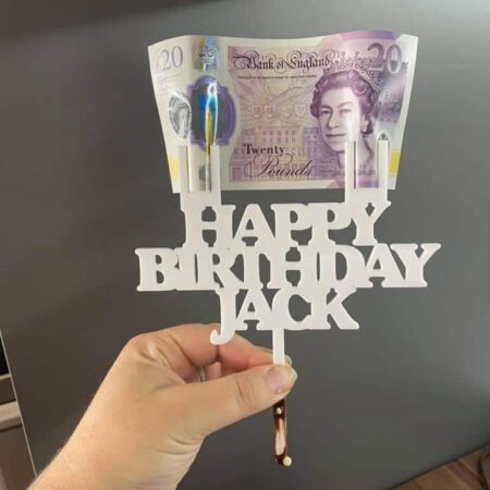 Cake Topper Money Holder