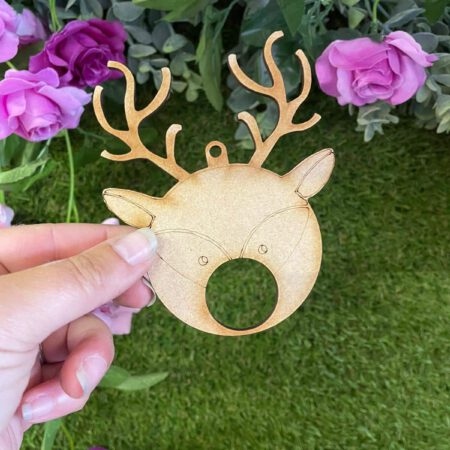 Chocolate Nose Reindeer Bauble