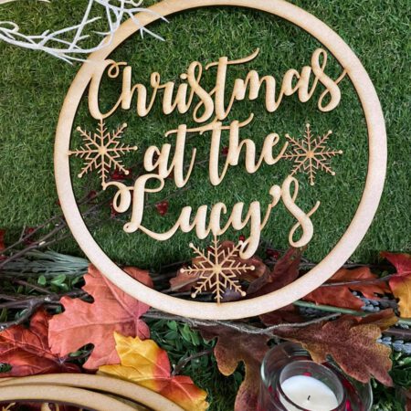 Christmas Personalised Hoop