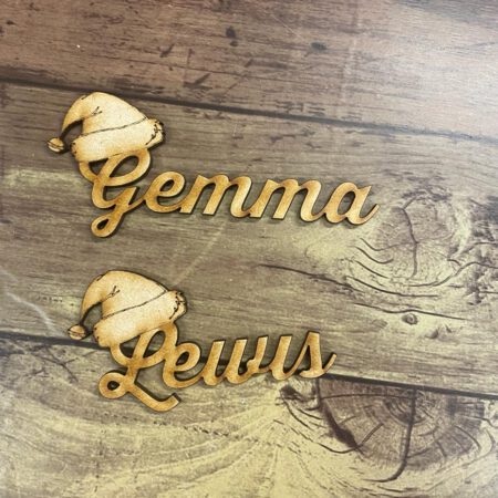 Christmas Name Place Settings