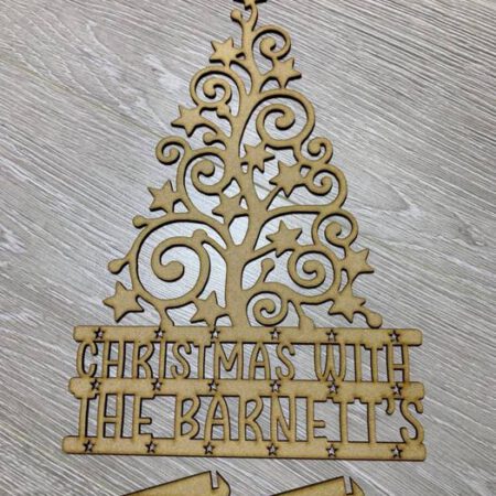 Personalised Christmas Tree Sign