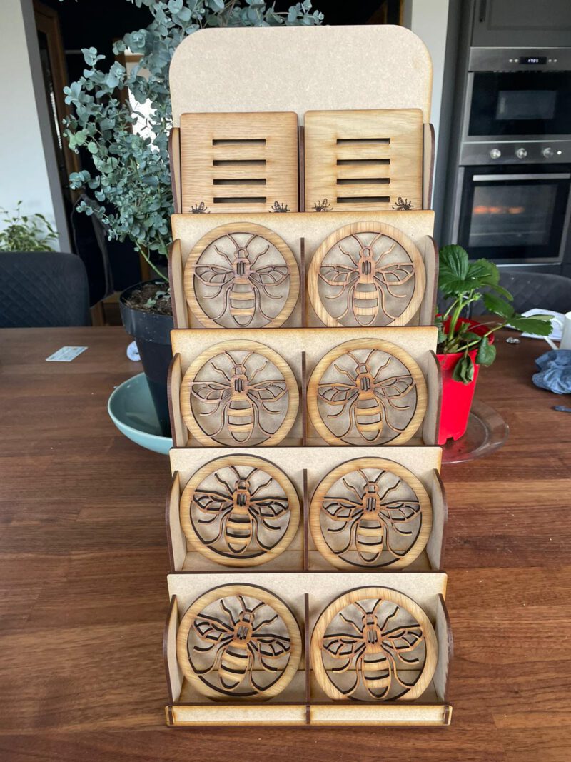 Coaster Stand - Manchester Laser Cuts