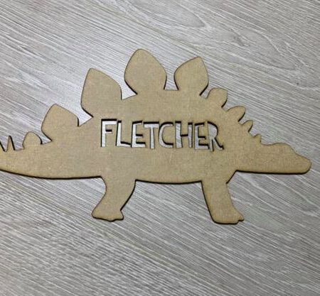 Personalised Dinosaur Plaque