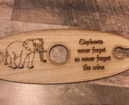 Elephants Never Forget Wine Butler