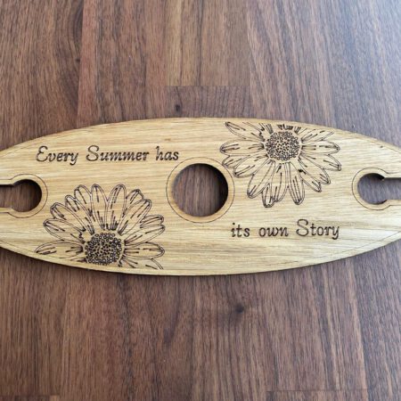 Flower Wine Glass Butler