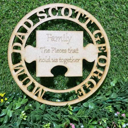 Family Round Plaque