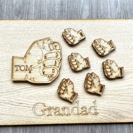 Personalised Fist Pump Plaque