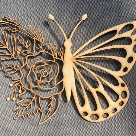 A4 Floral Butterflies