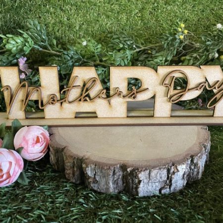 Layered Happy Mothers Day Plaque