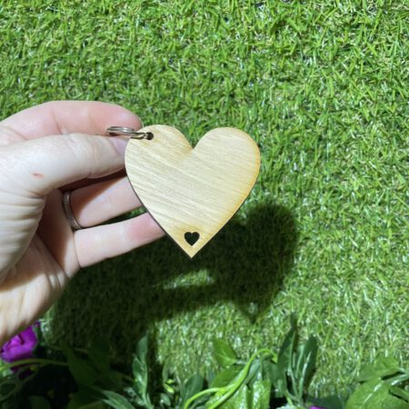 Oak Heart Keyring