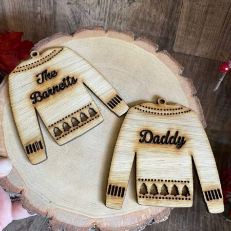 Personalised Christmas Jumper Bauble