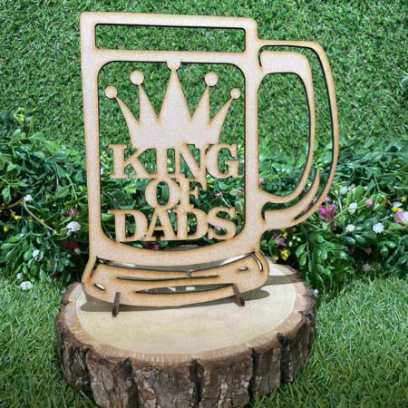 King of Dads Beer Glass