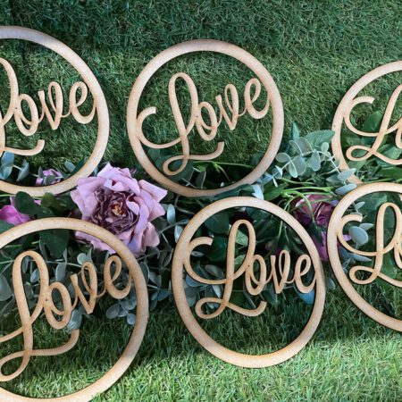 Personalised Bespoke Mdf Hoop