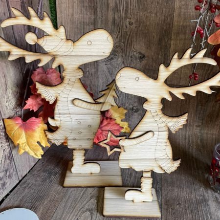 Cute Winter Moose