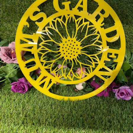 Sunflower Round Plaque