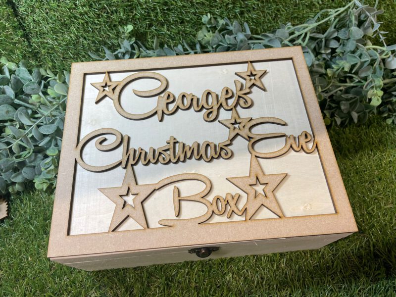 Personalised Box Topper - Manchester Laser Cuts