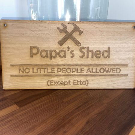 Personalised Garden Shed Sign