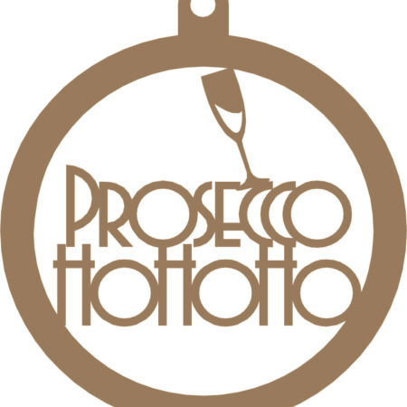 Prosecco Hohoho Bauble
