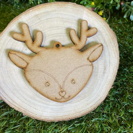 Reindeer Head Bauble