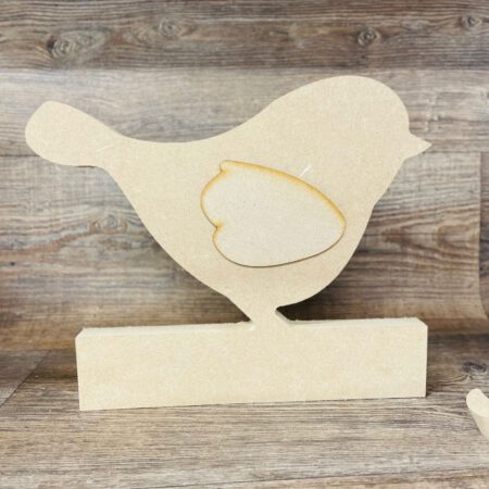 Freestanding Christmas Robin on Block