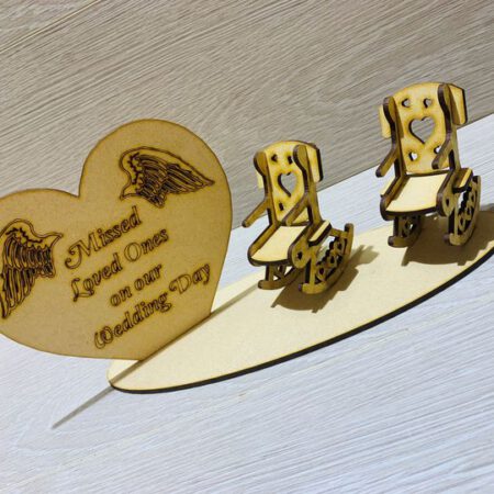 Rocking Chair and Heart Plaque