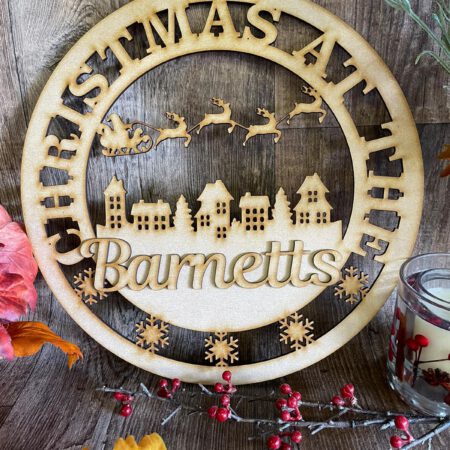 Round Christmas at the Plaque